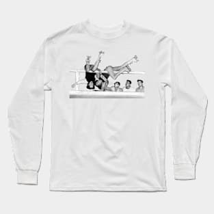 CRAZY ROLLER DERBY FALL gerry murray chicago Long Sleeve T-Shirt